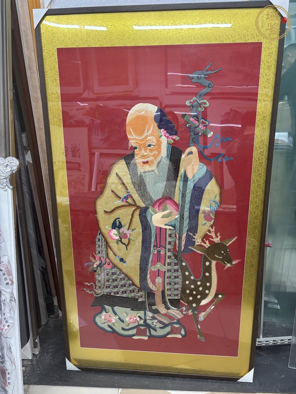 古玩雜項壽幛真品鑒賞圖