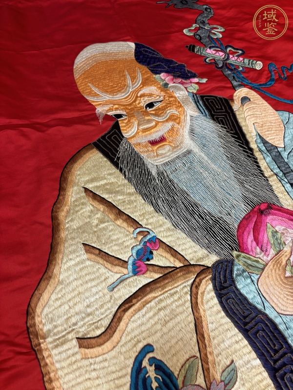 古玩雜項壽幛真品鑒賞圖