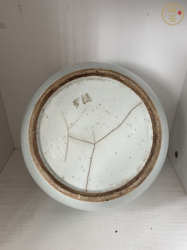古玩陶瓷粉彩奪魁圖西瓜罐真品鑒賞圖