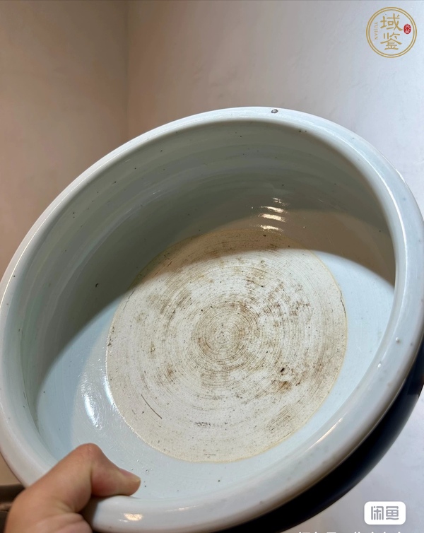 古玩祭藍釉爐真品鑒賞圖