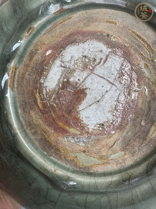 古玩陶瓷龍泉窯盤真品鑒賞圖