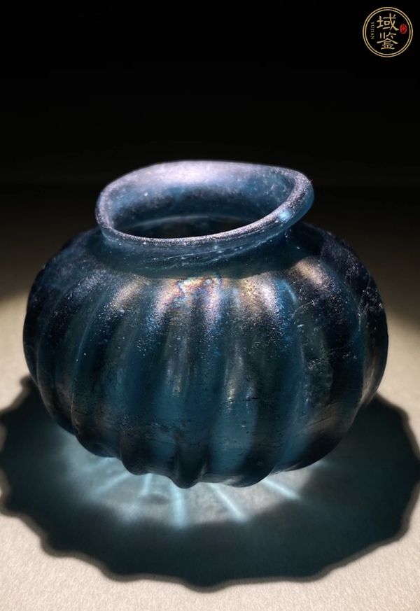 古玩伊斯蘭早期琉璃瓶真品鑒賞圖