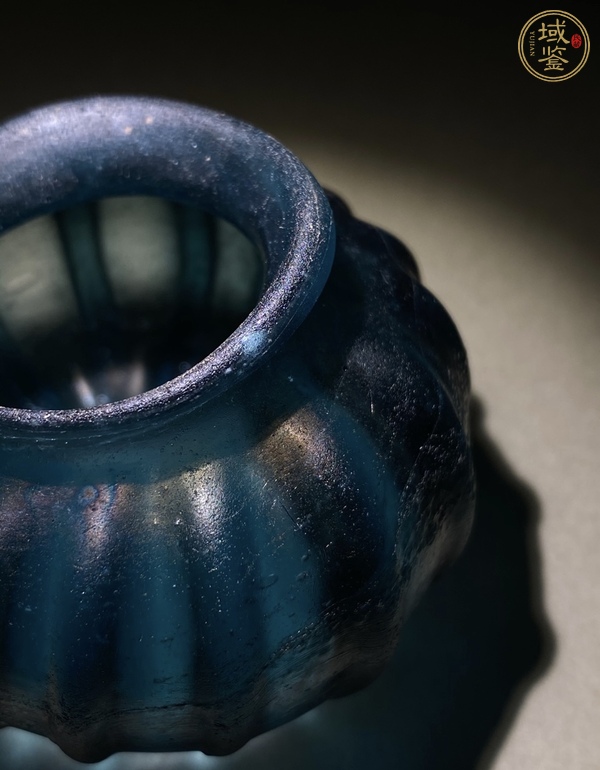古玩玉器伊斯蘭早期琉璃瓶真品鑒賞圖