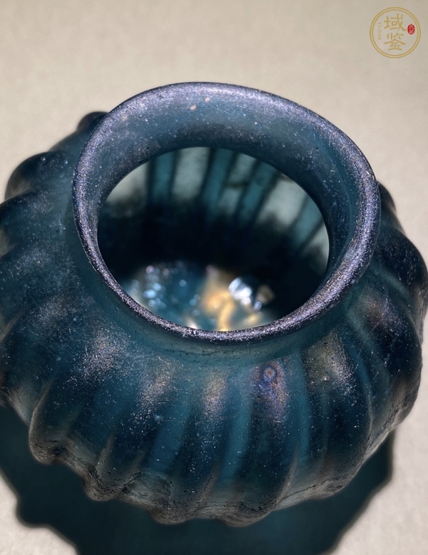 古玩玉器伊斯蘭早期琉璃瓶真品鑒賞圖
