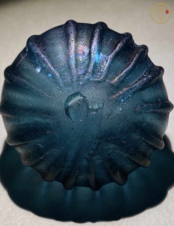 古玩玉器伊斯蘭早期琉璃瓶真品鑒賞圖
