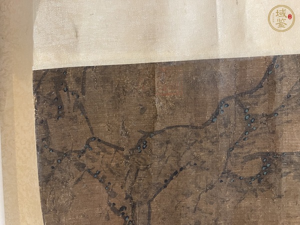古玩字畫劉松年款山水人物真品鑒賞圖