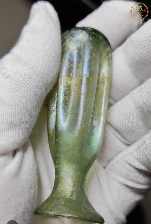 古玩玉器伊斯蘭時期香水瓶真品鑒賞圖