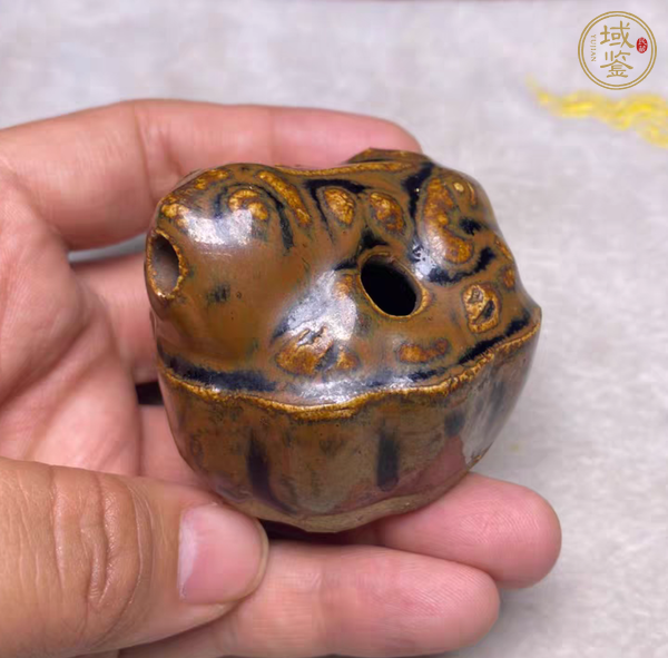 古玩蛙型水注真品鑒賞圖