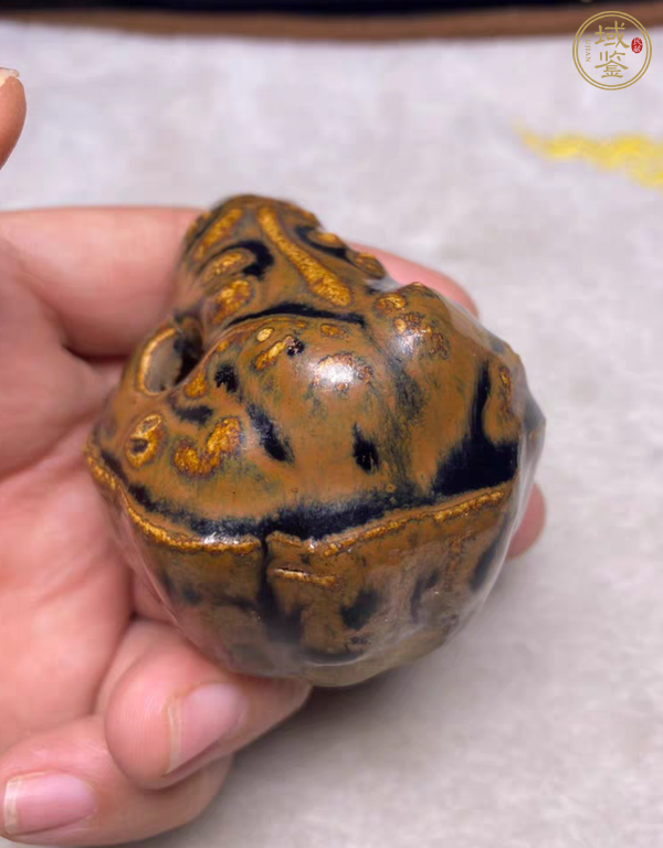 古玩陶瓷蛙型水注真品鑒賞圖