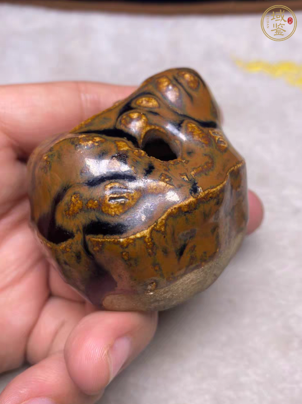 古玩陶瓷蛙型水注真品鑒賞圖