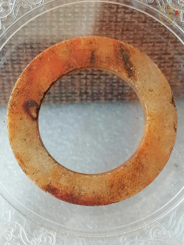 古玩玉器地方玉素紋環(huán)真品鑒賞圖