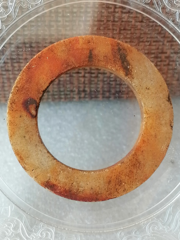 古玩玉器地方玉素紋環(huán)拍賣，當前價格288元