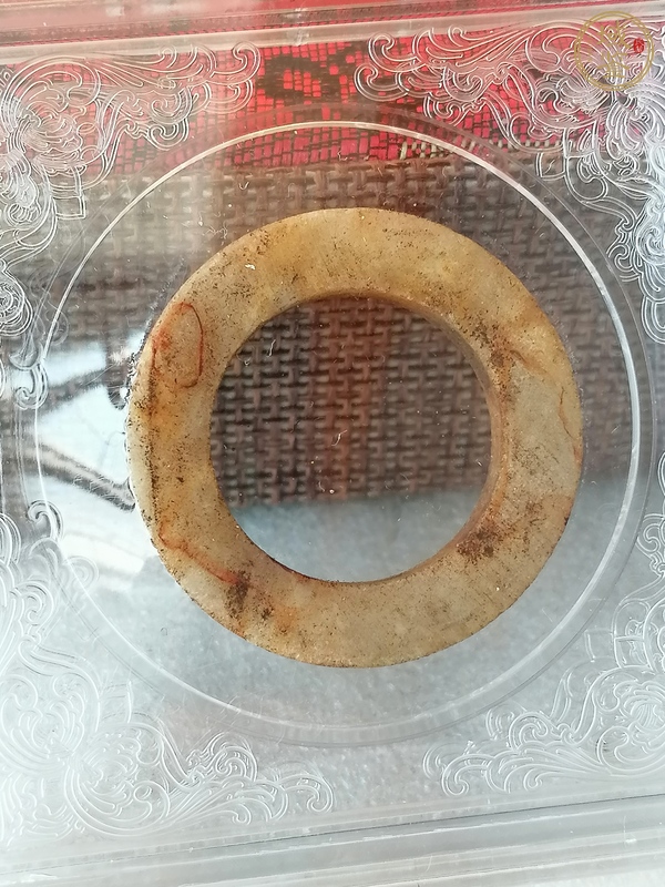 古玩玉器地方玉素紋環(huán)真品鑒賞圖