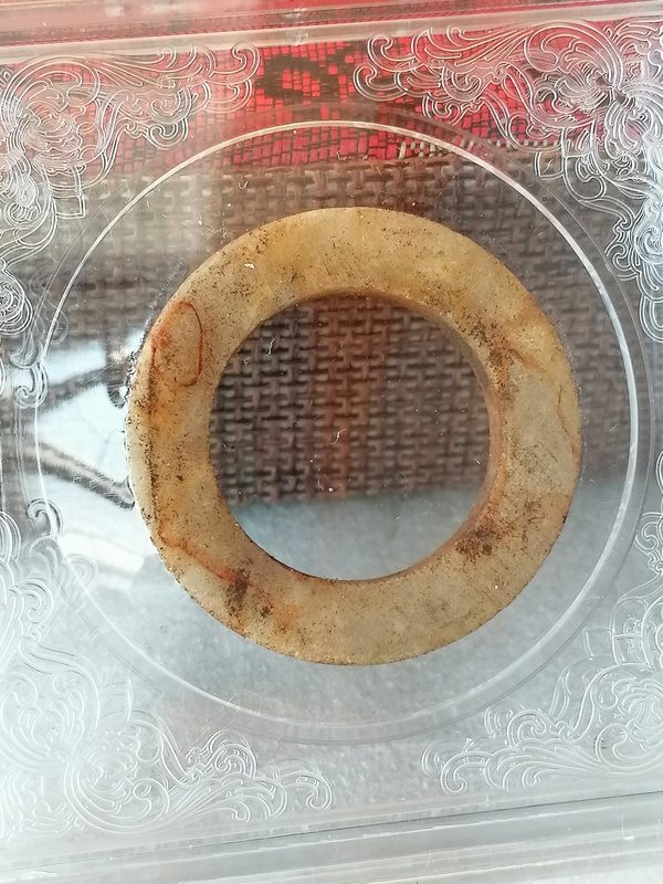 古玩玉器地方玉素紋環(huán)拍賣，當前價格288元