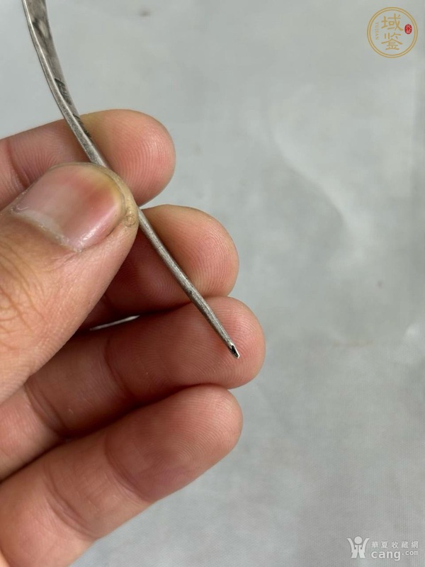 古玩雜項銀簪子真品鑒賞圖