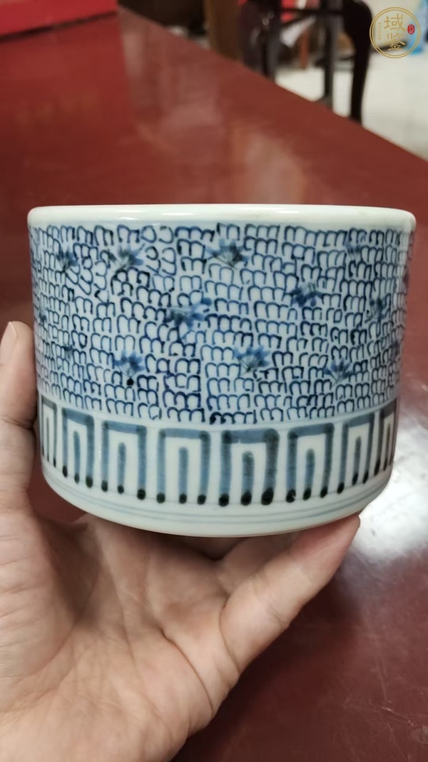 古玩青花香爐真品鑒賞圖