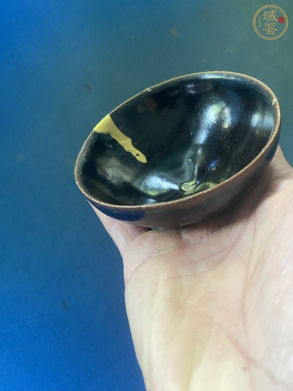 古玩陶瓷福清窯黑釉茶盞真品鑒賞圖