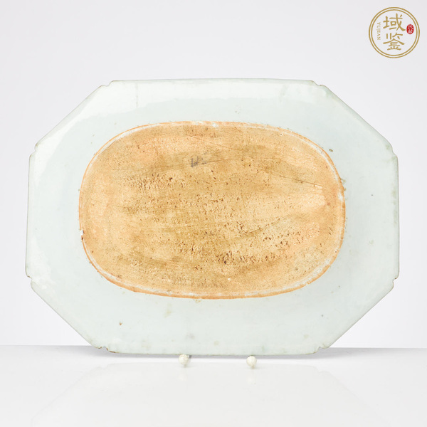 古玩陶瓷清中青花盤(pán)真品鑒賞圖