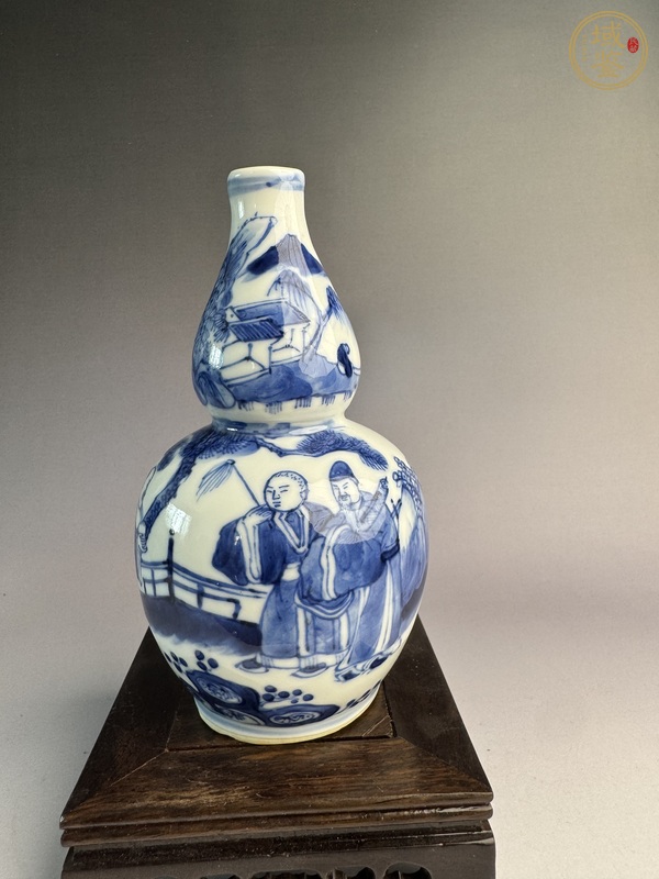 古玩陶瓷葫蘆瓶真品鑒賞圖
