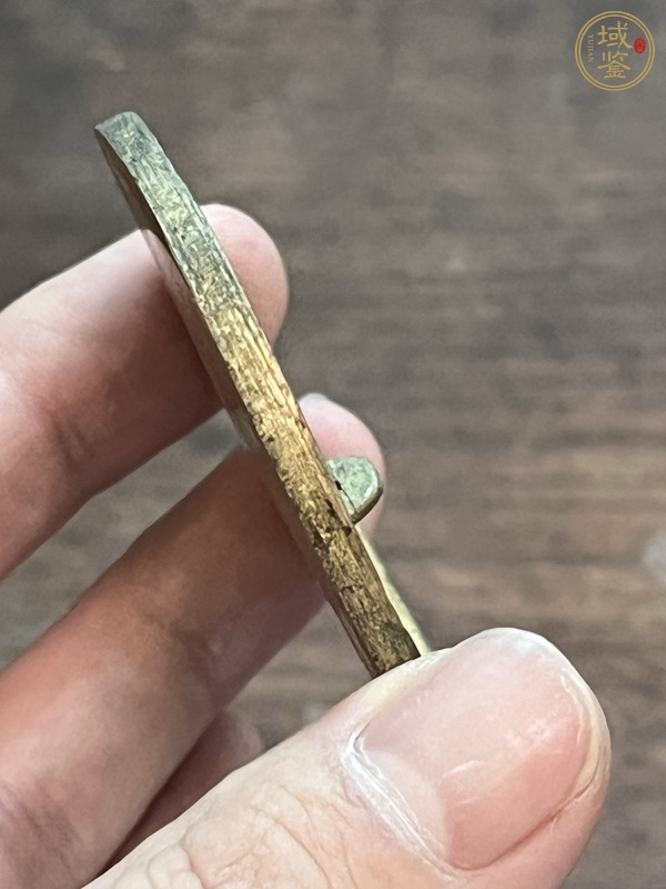 古玩銅器工藝八卦鏡真品鑒賞圖
