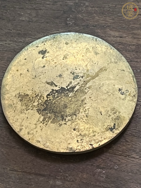 古玩銅器工藝八卦鏡真品鑒賞圖