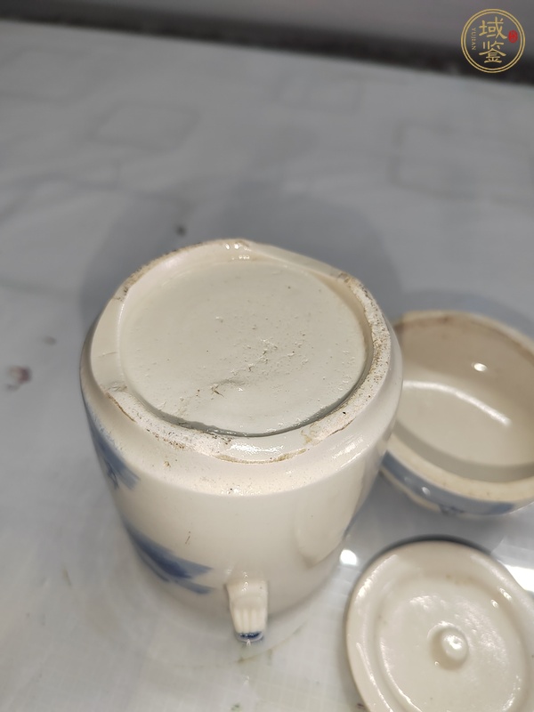 古玩陶瓷青花蓋盅真品鑒賞圖