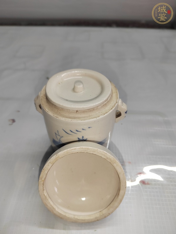 古玩陶瓷青花蓋盅真品鑒賞圖