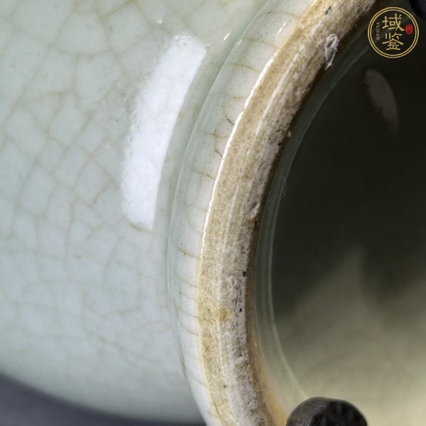 古玩陶瓷哥釉花蘭瓶真品鑒賞圖