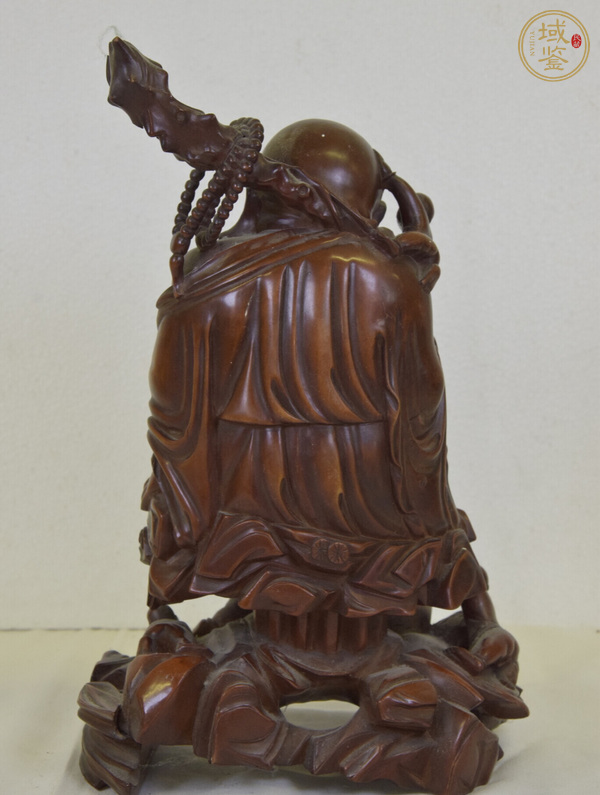 古玩雜項(xiàng)彌勒木雕真品鑒賞圖