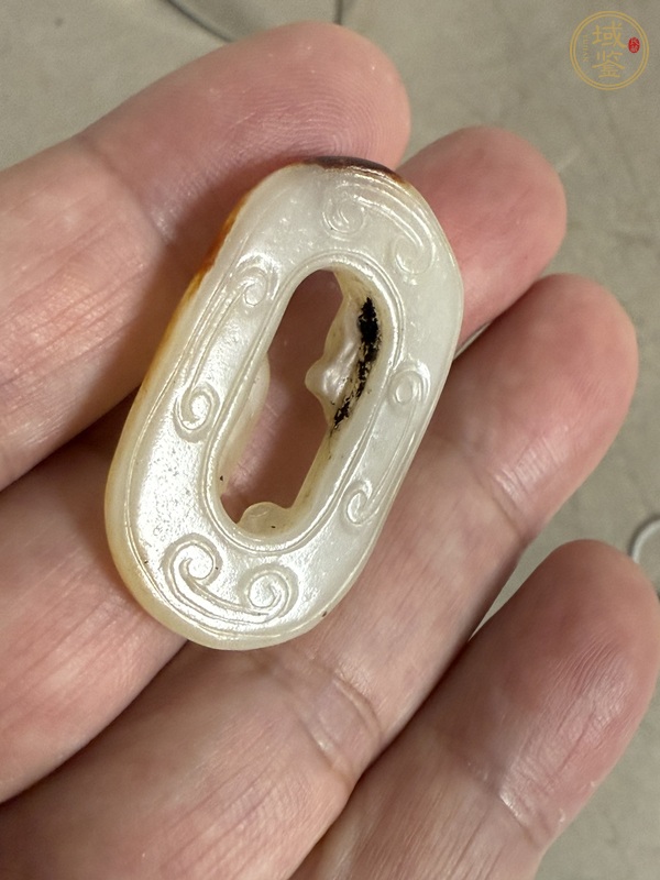 古玩玉器仿古螭龍紋玉環(huán)真品鑒賞圖