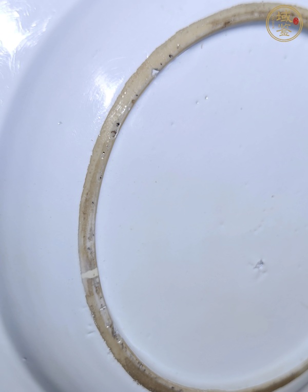 古玩陶瓷青花五彩魚紋盤真品鑒賞圖