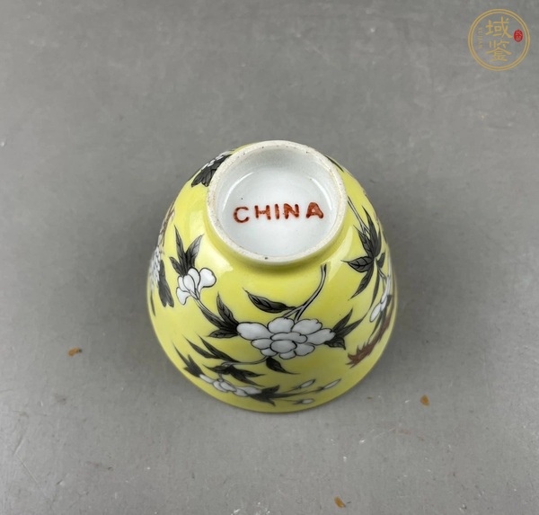 古玩陶瓷大雅齋風(fēng)格仰鐘杯真品鑒賞圖