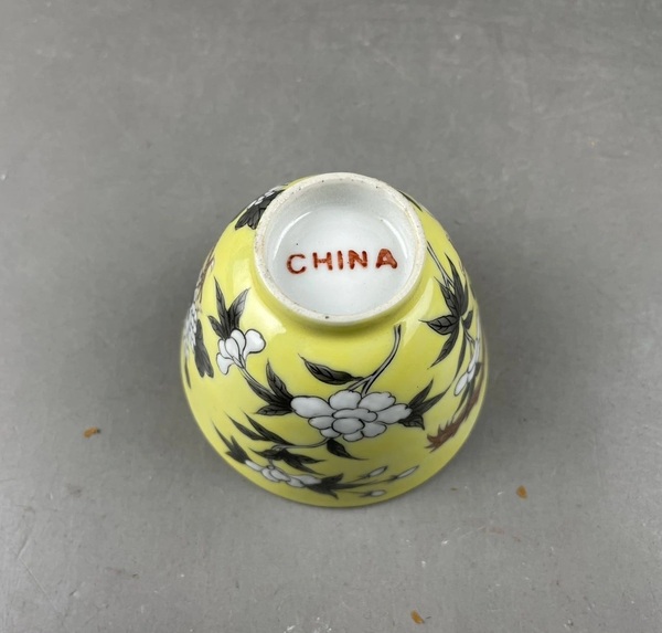 古玩陶瓷大雅齋風(fēng)格仰鐘杯拍賣(mài),當(dāng)前價(jià)格1300元