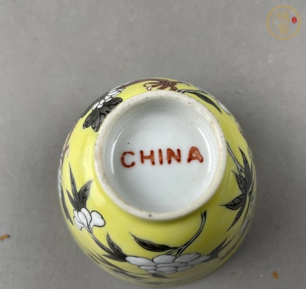 古玩陶瓷大雅齋風(fēng)格仰鐘杯真品鑒賞圖