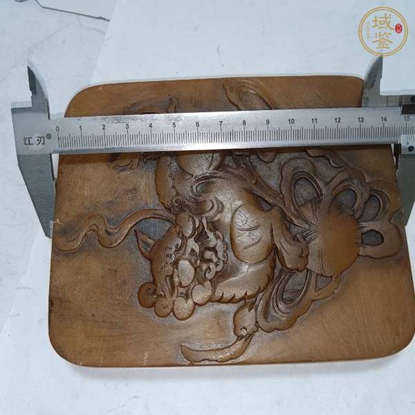 古玩玉器壽山石雕“獅子繡球”鎮(zhèn)紙真品鑒賞圖
