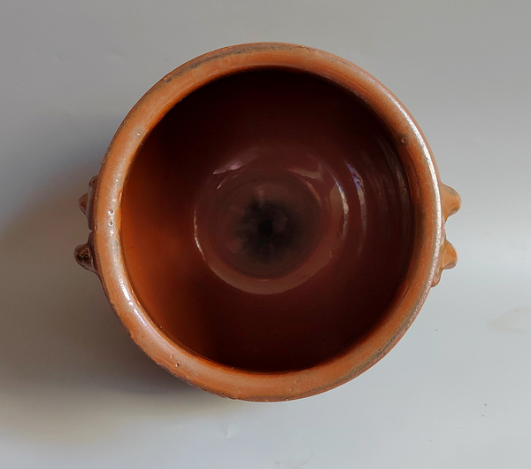 古玩陶瓷很不錯的一個明代紫金釉柿子紅四系罐拍賣，當(dāng)前價格76元