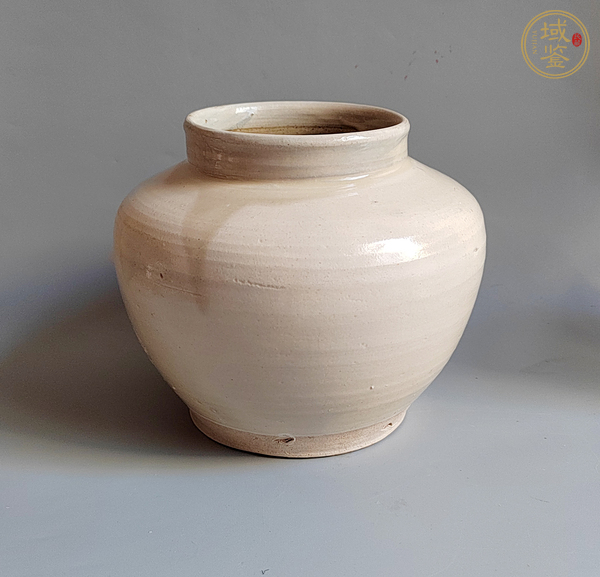 古玩陶瓷白釉罐真品鑒賞圖