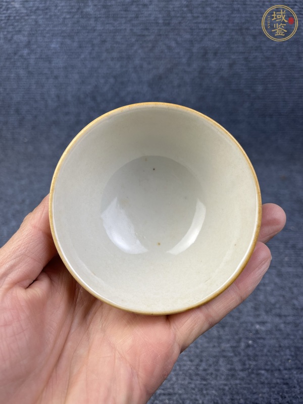 古玩陶瓷石紋釉茶圓真品鑒賞圖