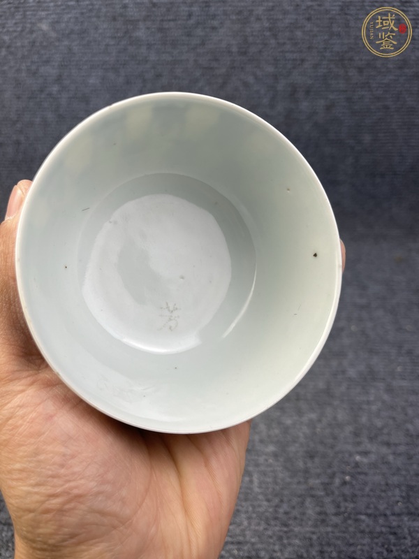 古玩陶瓷青花壽字紋碗真品鑒賞圖