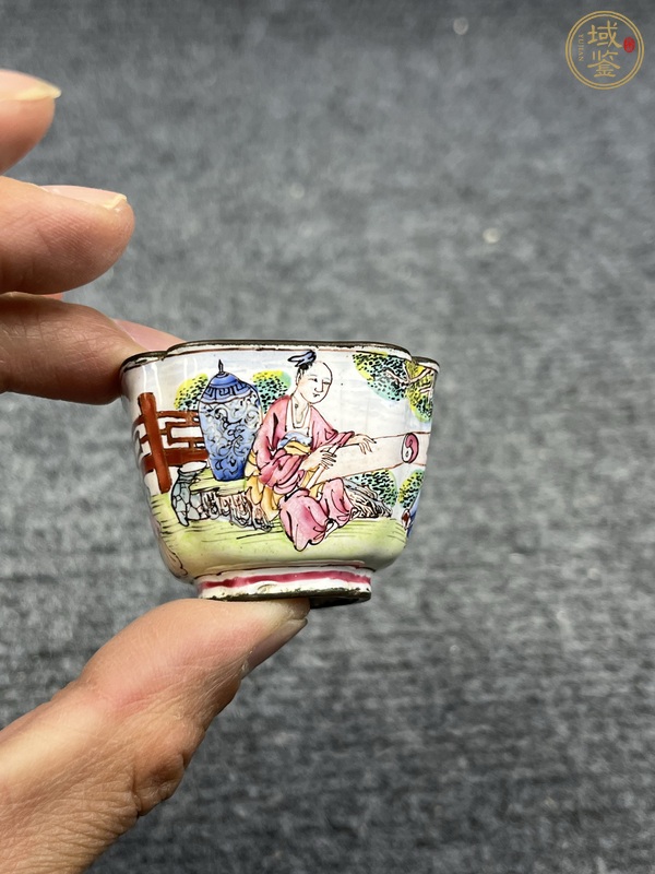 古玩雜項琺瑯彩杯子真品鑒賞圖