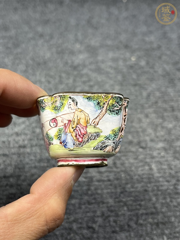 古玩雜項琺瑯彩杯子真品鑒賞圖