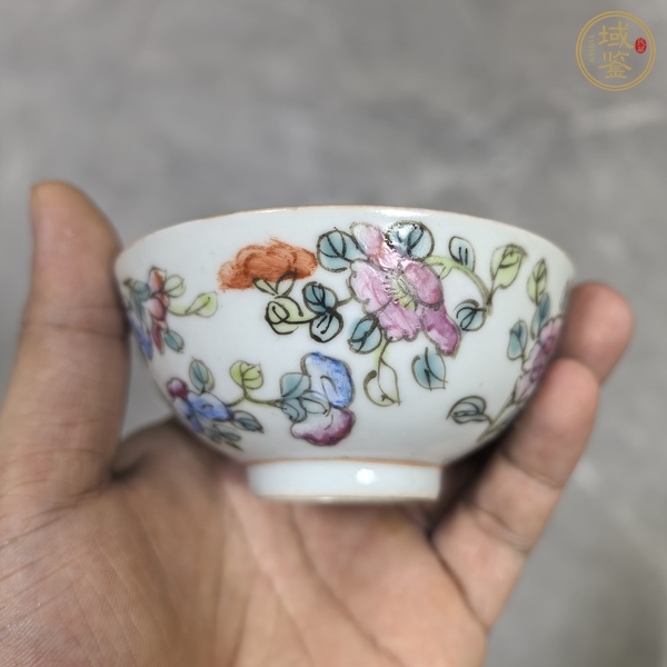 古玩陶瓷粉彩杯真品鑒賞圖