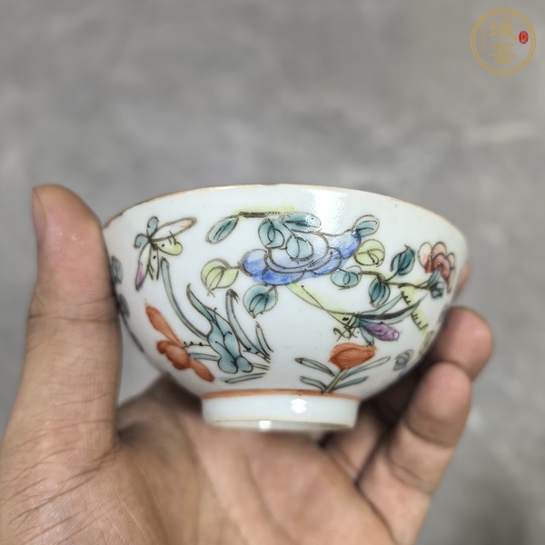 古玩陶瓷粉彩杯真品鑒賞圖