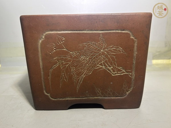 古玩紫砂花盆真品鑒賞圖