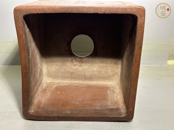 古玩雜項紫砂花盆真品鑒賞圖