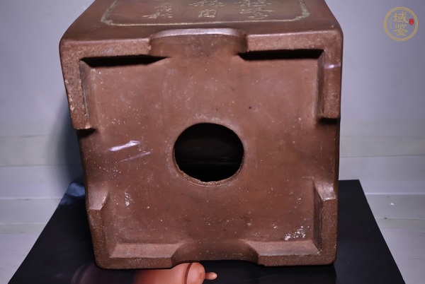 古玩雜項紫砂花盆真品鑒賞圖