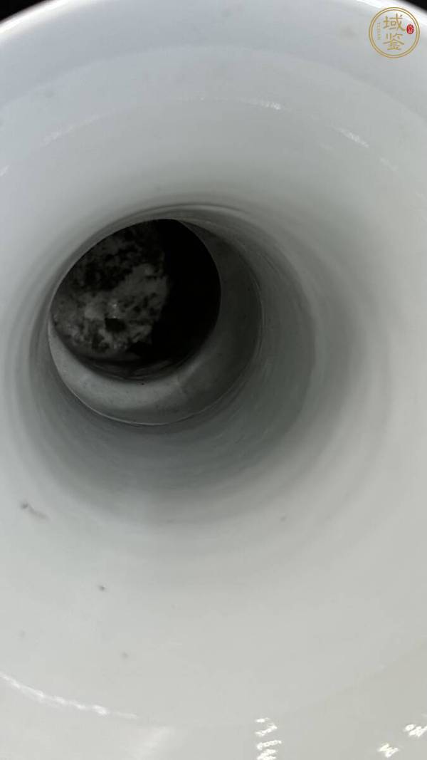 古玩陶瓷民國 粉彩人物紋花觚真品鑒賞圖