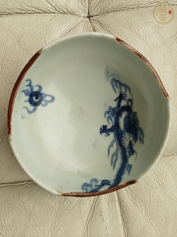 古玩龍紋青花碗真品鑒賞圖