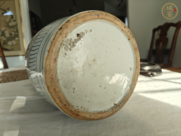 古玩陶瓷囍字紋盤(pán)口瓶真品鑒賞圖