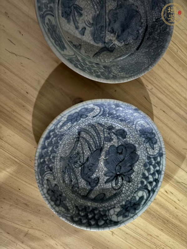 古玩陶瓷漳州窯青花盤真品鑒賞圖
